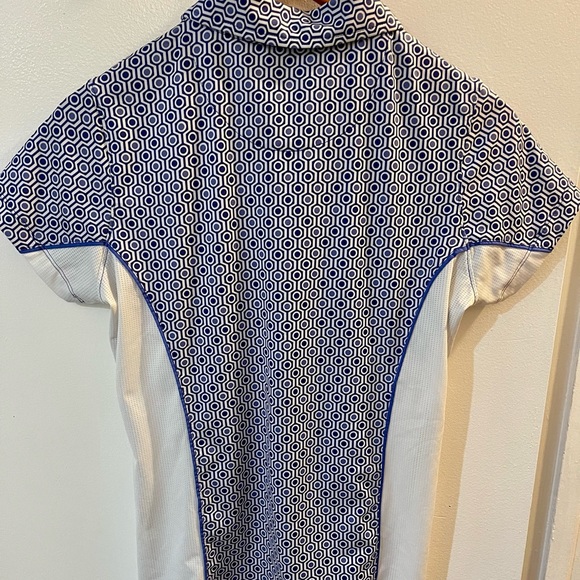 Magnolia Lane Tech Women’s Master’s Short Sleeve 3/4 Zip Polo Size S LIKE NEW - Picture 4 of 7